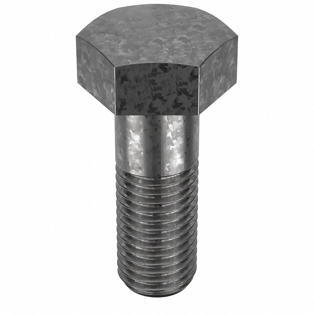 BOULON DE CONSTRUCTION, ACIER, CLASSE 10.9, GALVANISATION PAR IMMERSION À CHAUD, M16-2.00, 50MM, 50PQ