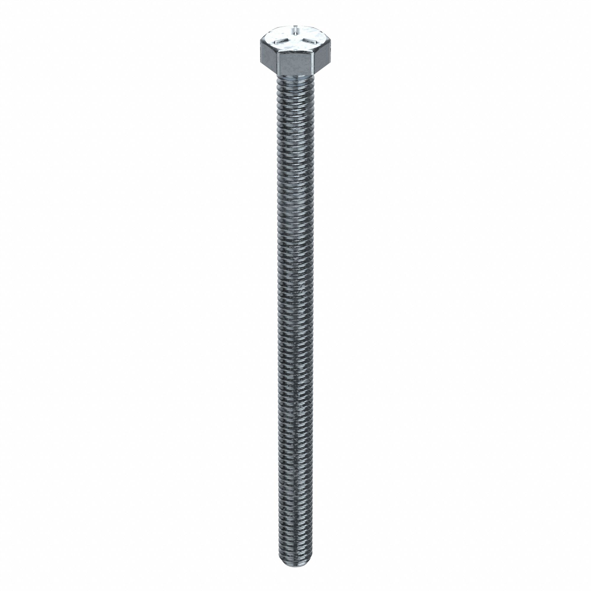 Steel, Grade 5, Hex Tap Bolt - 41UD73|U01210.025.0400 - Grainger