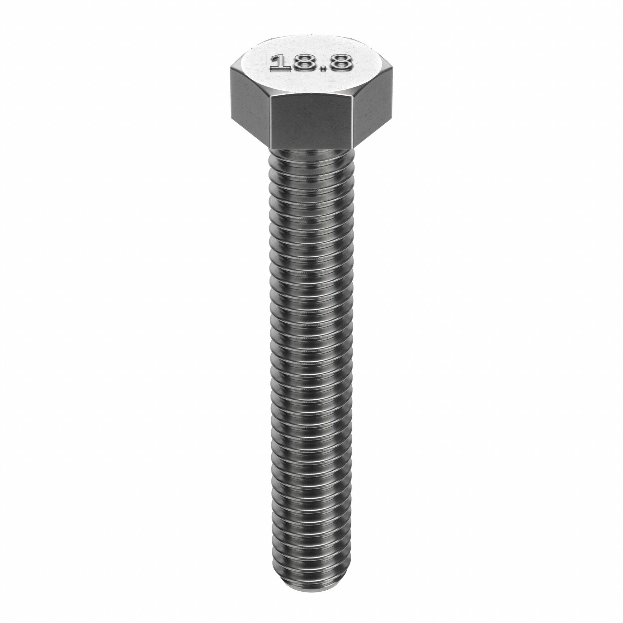 Stainless Steel, A2, Hex Tap Bolt 41UG83U51010.037.0200 Grainger