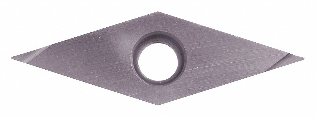 KYOCERA, Left Hand, 1/8 in Thick, Diamond Turning Insert