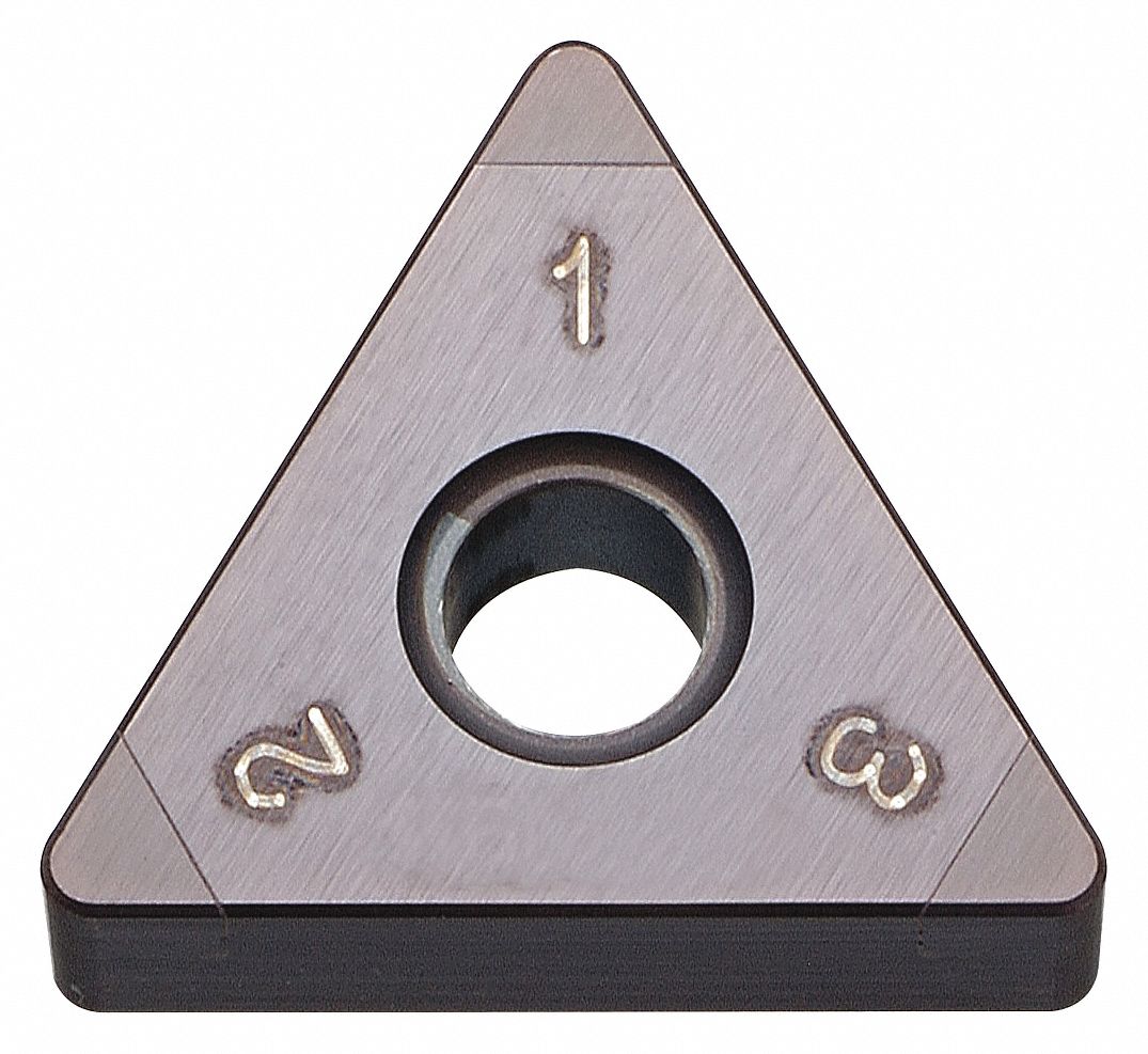 Triangle Turning Insert,Grade CBN - Grainger