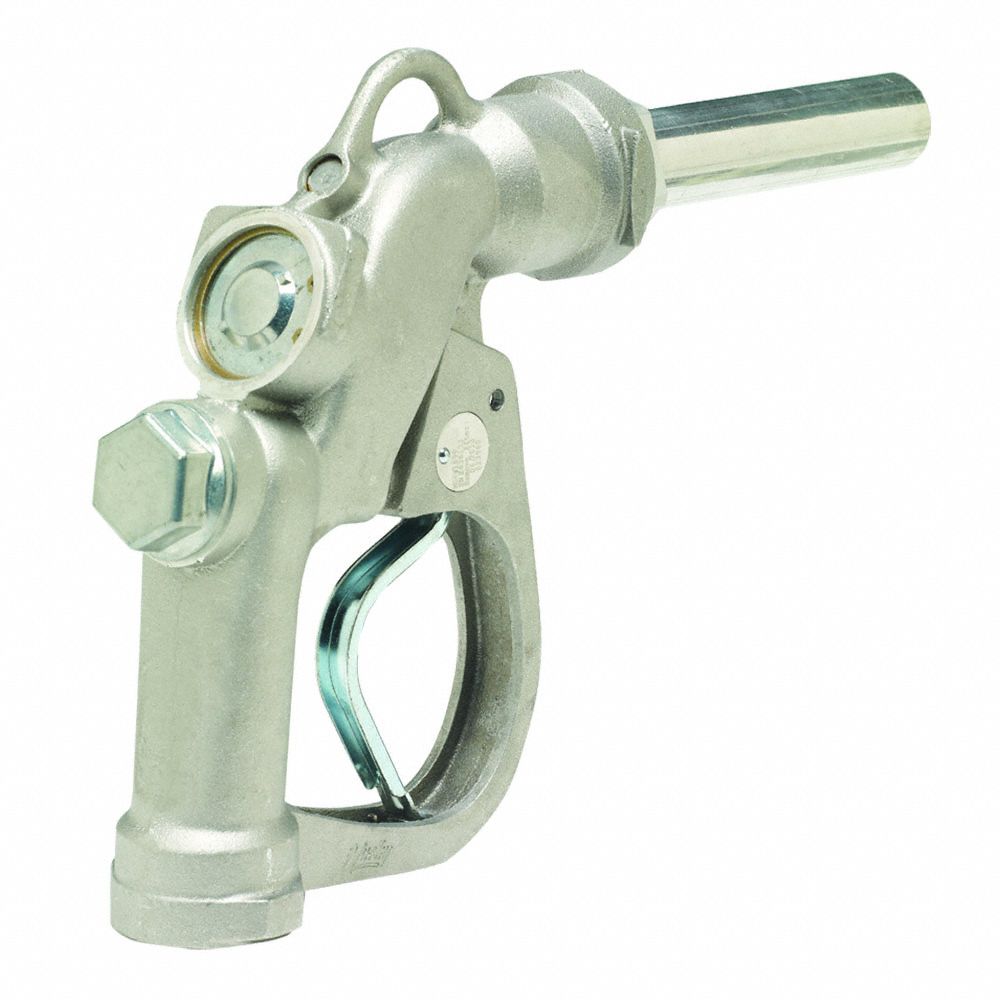 DrumPumpNozzle Gray 7inAluminumSpout