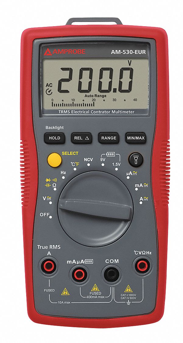 Multímetro digital AM-530 - Mercantil Leon