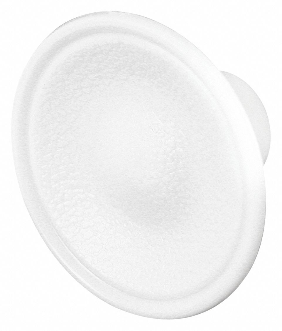 Door Pull Knobs Bi-Fold White Pl PK5