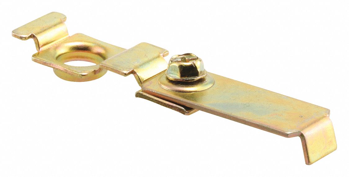 Closet Door Pivot Bracket: 1 1/16 in Wd, 3 7/16 in Ht