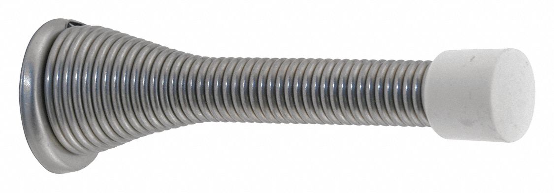 Spring Door Stops 3 Satin Nickl H/D PK5