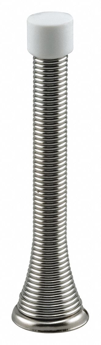 Spring Door Stops 4 Satn Chr H/D PK5