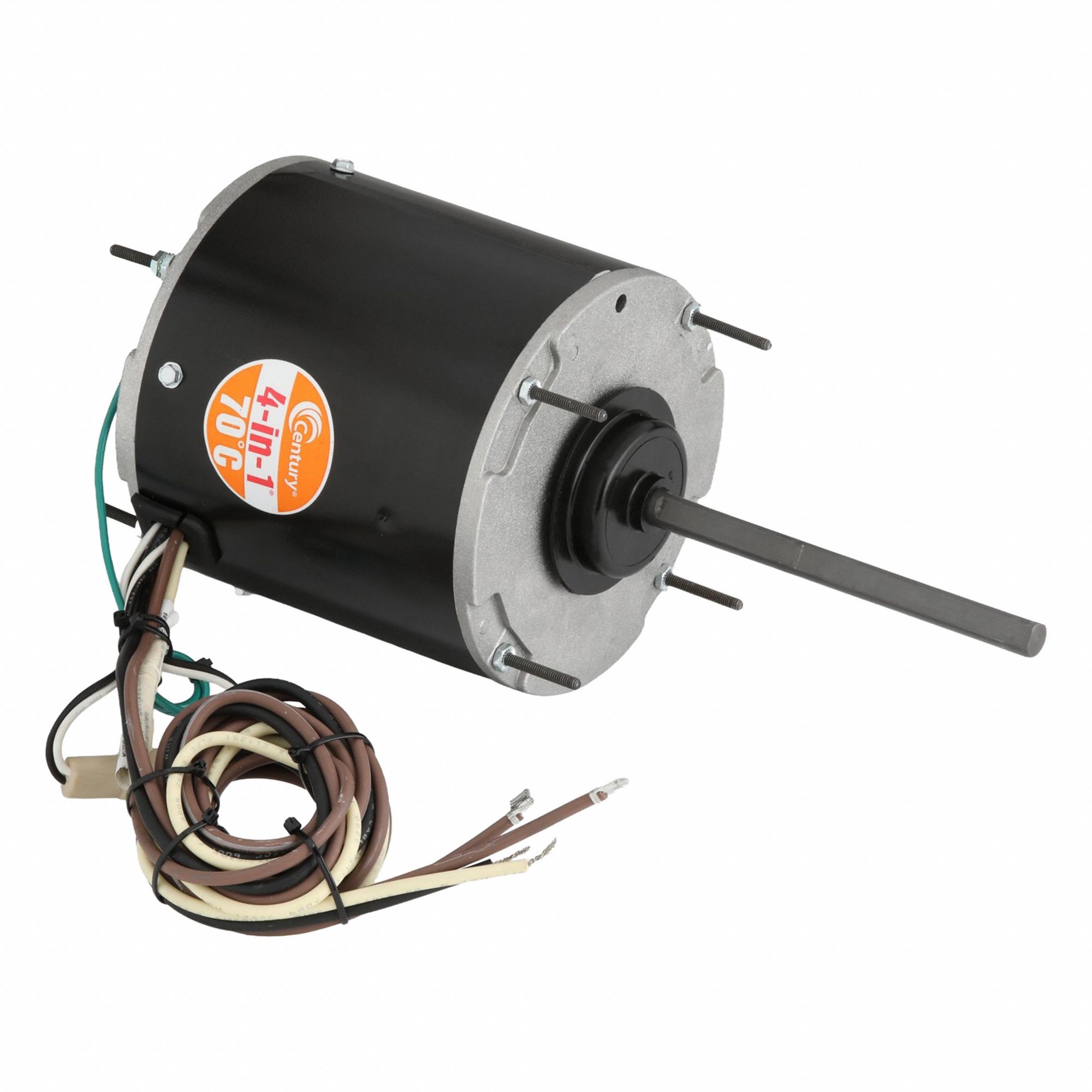 Direct Drive Blower Motor: Stud Mount, Totally Enclosed Non-Ventilated, 1 Speed, 460V AC