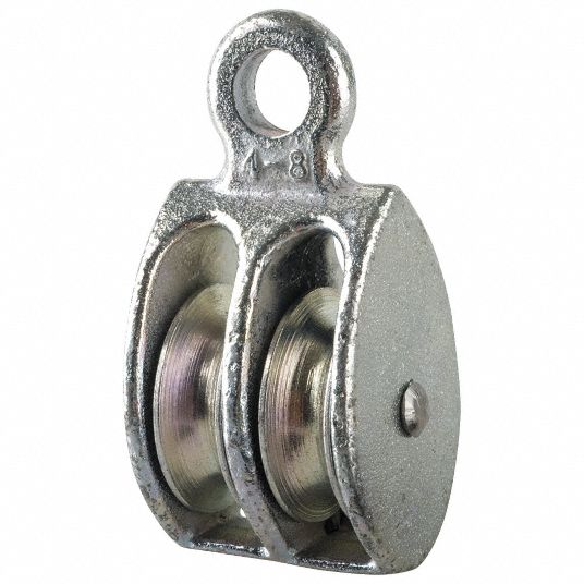 Rope double deals pulley