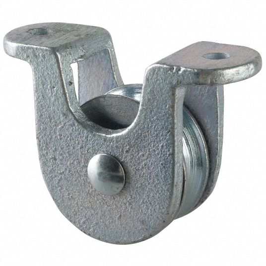 PEERLESS Open Deck Pulley Block, Bolt On, Designed For Fibrous Rope, 1/ ...