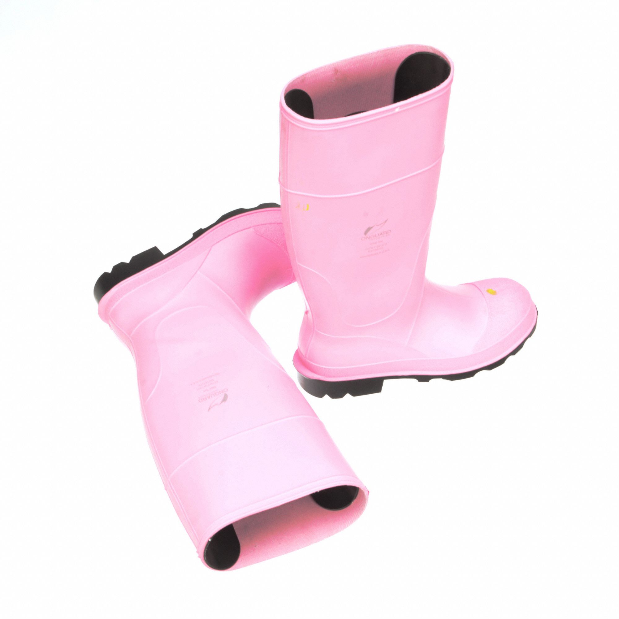 Steel toe outlet rubber boots womens