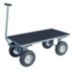 Shock-Absorbing Wagon Trucks with Nonslip Flush Metal Deck