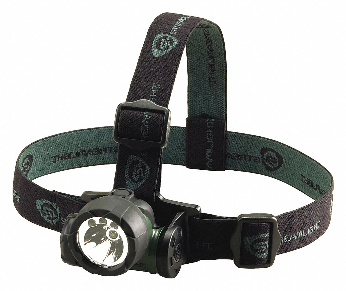 SAFETY-RATED HEADLAMP, 80 LM, 5 HR RUN TIME AT MAX BRIGHTNESS, 3 LIGHT OUTPUT LEVELS