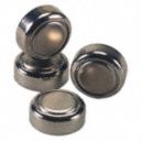 LR44,  Button Cell Battery,  Alkaline,  1.5V DC,  Diameter 0.45 in,  Depth 0.203 in,  PK 4