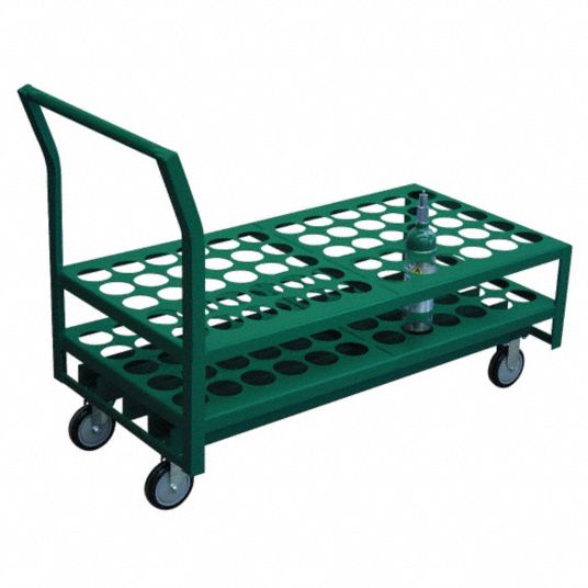 GRAINGER APPROVED Medical Cylinder Cart, 1400 lb Load Capacity - 16C338 ...