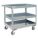 UTILITY CART WITH DEEP LIPPED METAL SHELVES, 1,200 LB LOAD CAPACITY, 30 X 18 IN, 3 SHELVES
