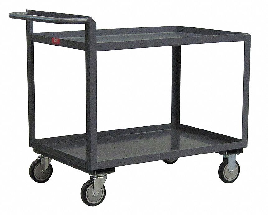 JAMCO, 1,200 lb Load Capacity, 48 in x 30 in, Utility Cart with Lipped