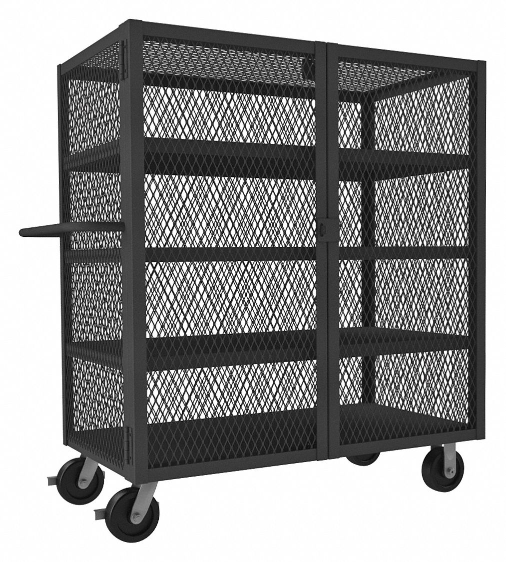 MESH SECURITY CART,3000LBS.,60 IN.L