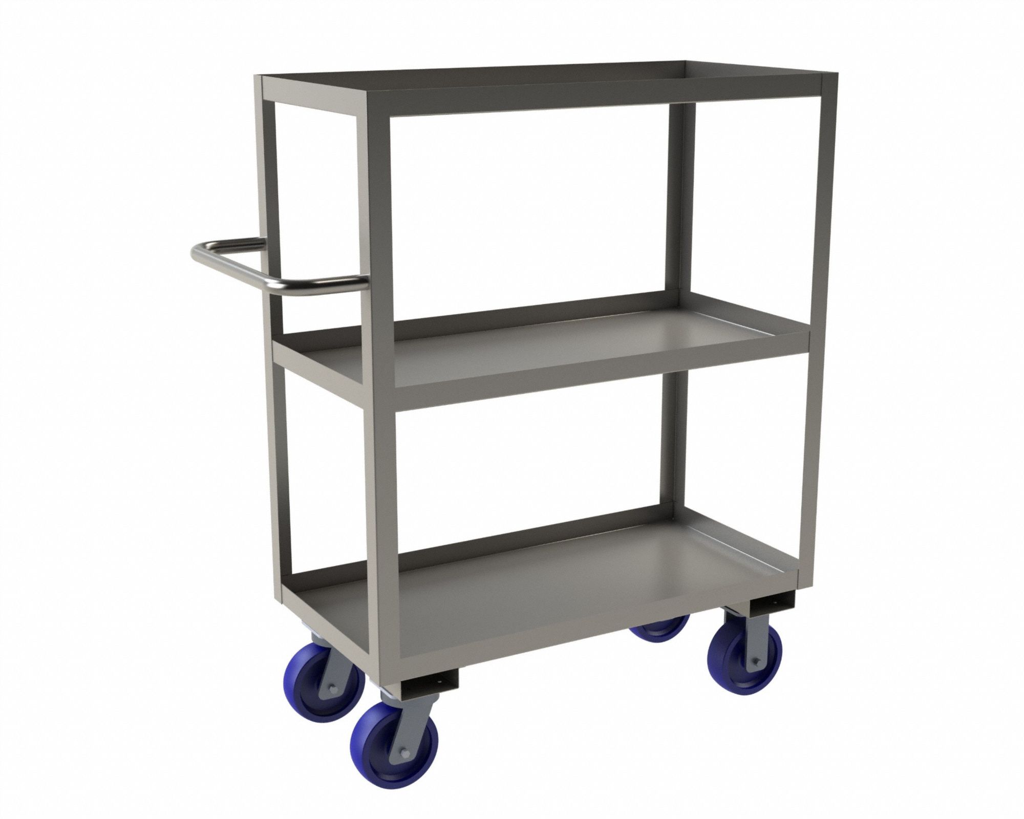 1,200 lb Load Capacity, Corrosion-Resistant Utility Cart with Lipped ...