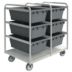 High-Strength Corrosion-Resistant Vertical Rack-Style Tub Carts