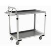 Corrosion-Resistant Utility Carts with Lipped Metal Shelves