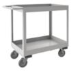 Corrosion-Resistant Utility Carts with Deep Lipped Metal Shelves