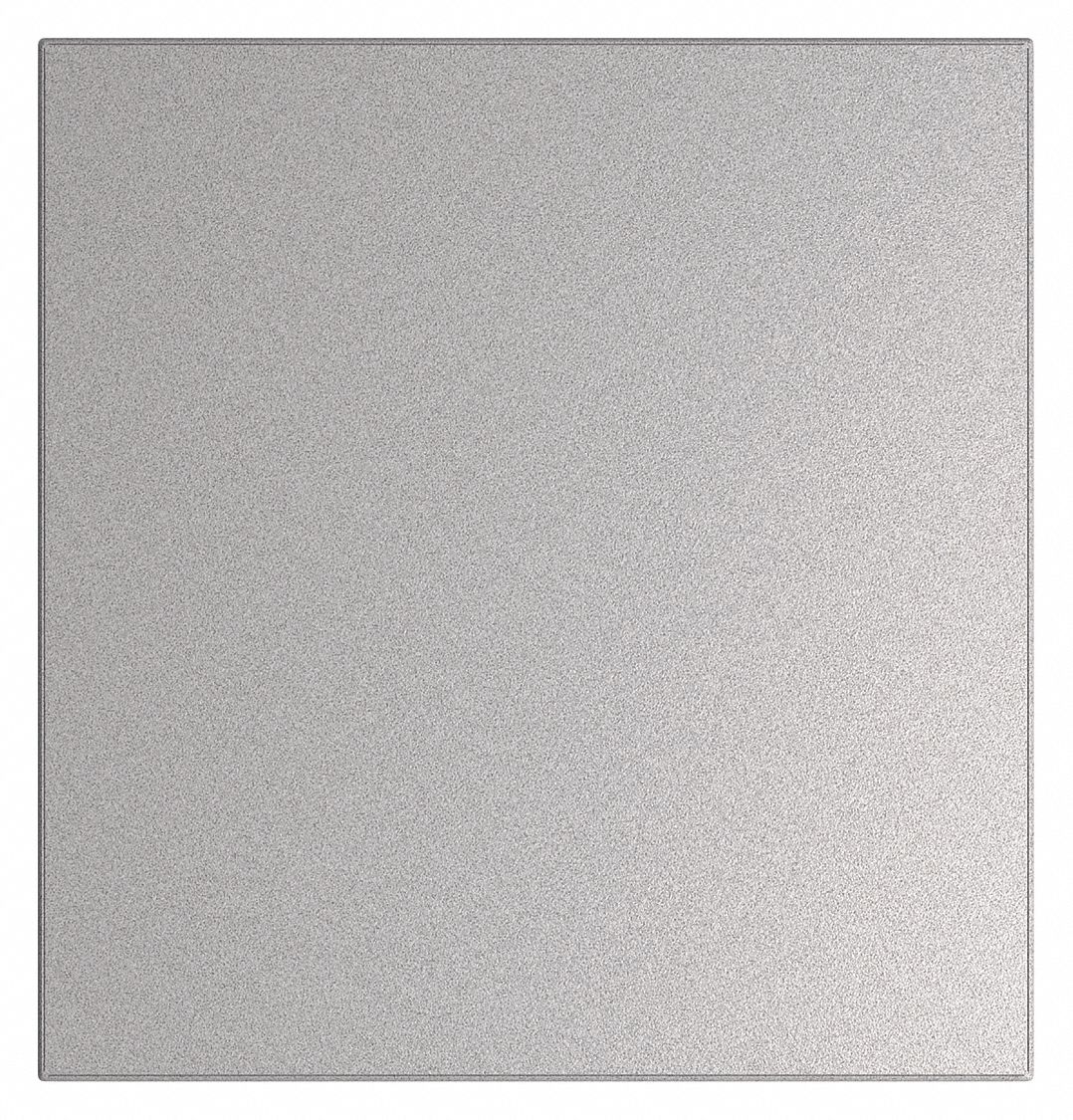Partition Panel: 58 in x 55 in x 1 in, Smooth Semi Gloss, Pepper Dust, Vandal-Resistant