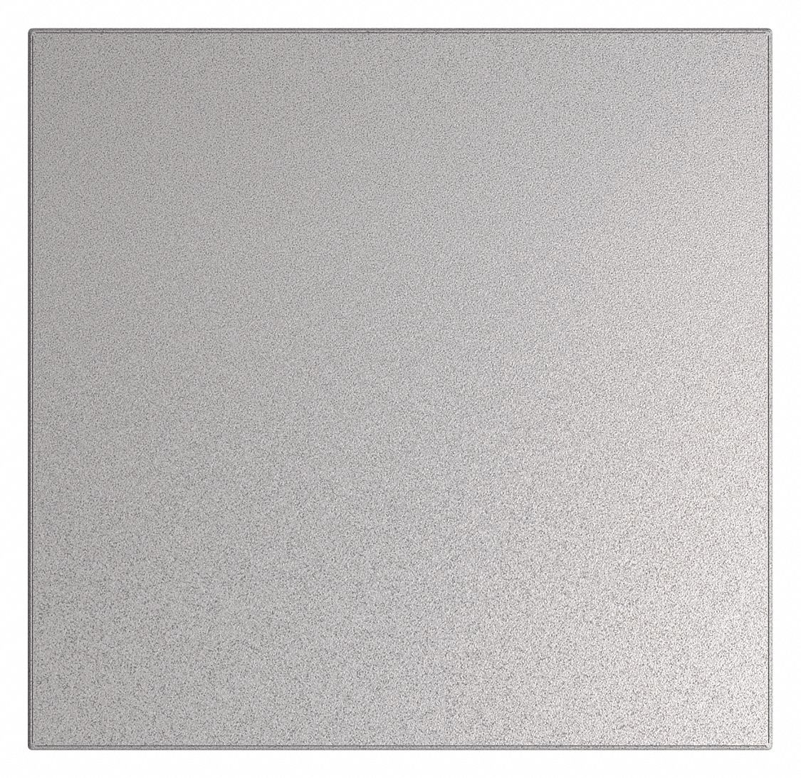 Partition Panel: 58 in x 60 in x 1 in, Smooth Semi Gloss, Pepper Dust, Vandal-Resistant