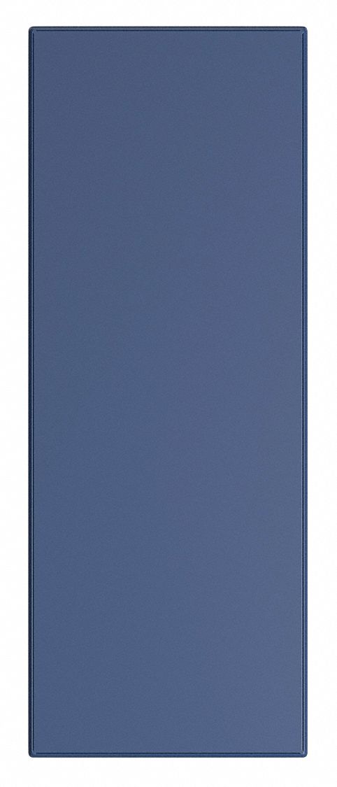 Partition Panel: 58 in x 22 in x 1 in, Smooth Semi Gloss, Royal Blue, Vandal-Resistant