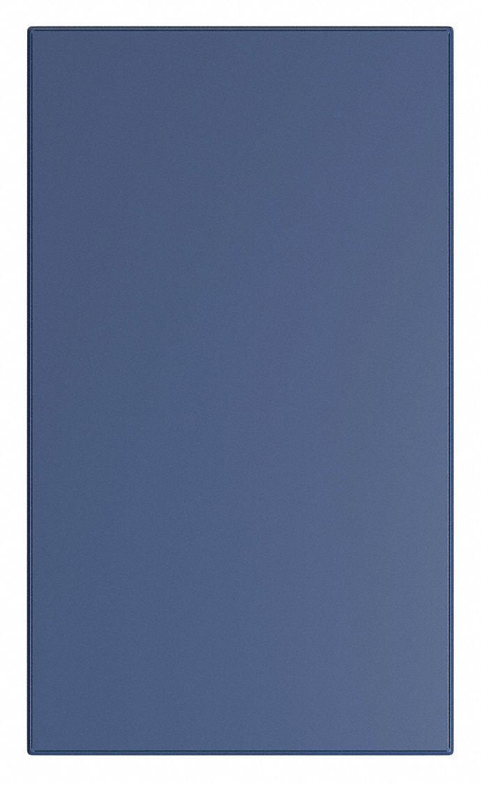 Partition Panel: 58 in x 34 in x 1 in, Smooth Semi Gloss, Royal Blue, Vandal-Resistant