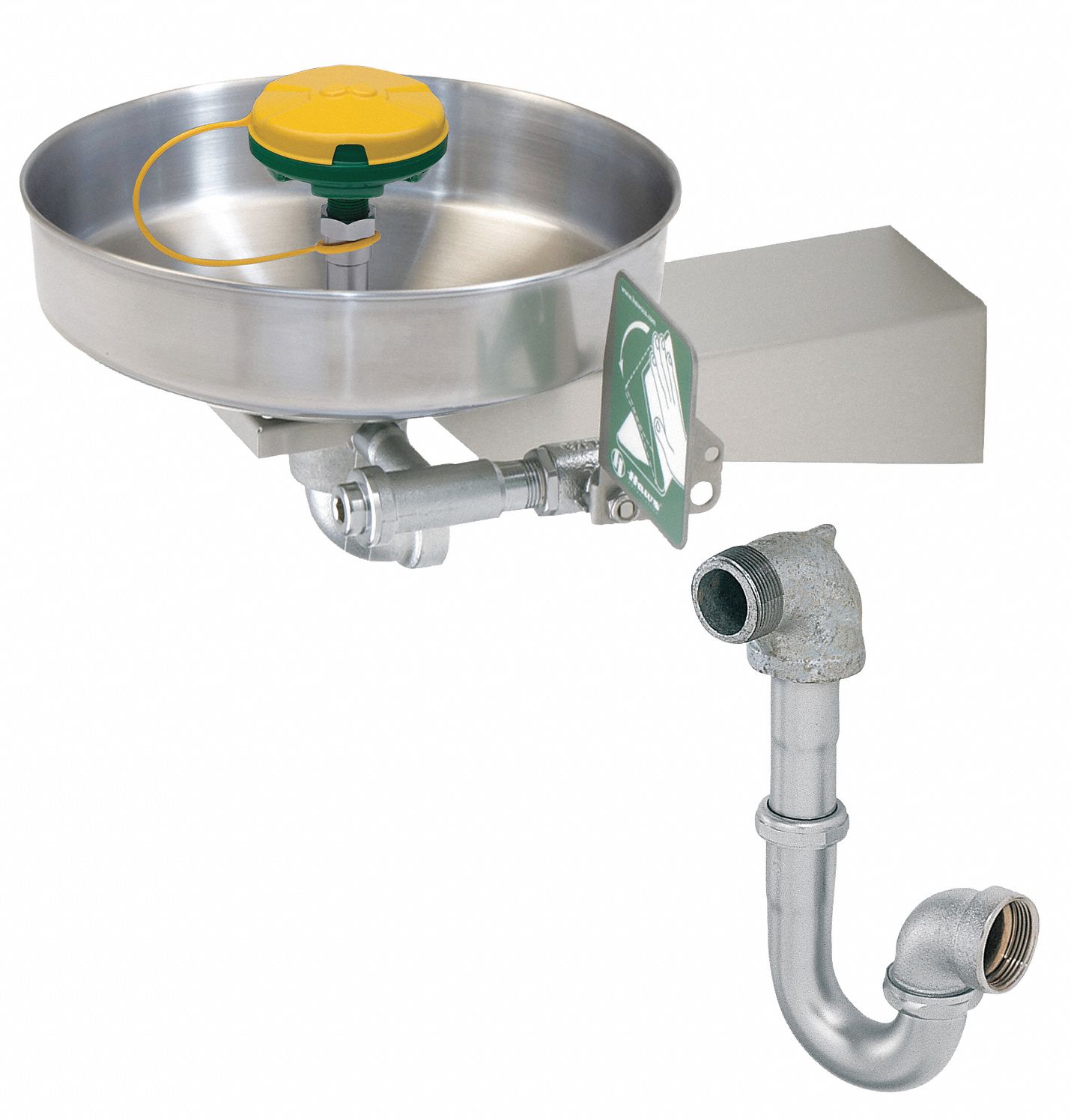 Eye/Face Wash Barrier Free Wall SS