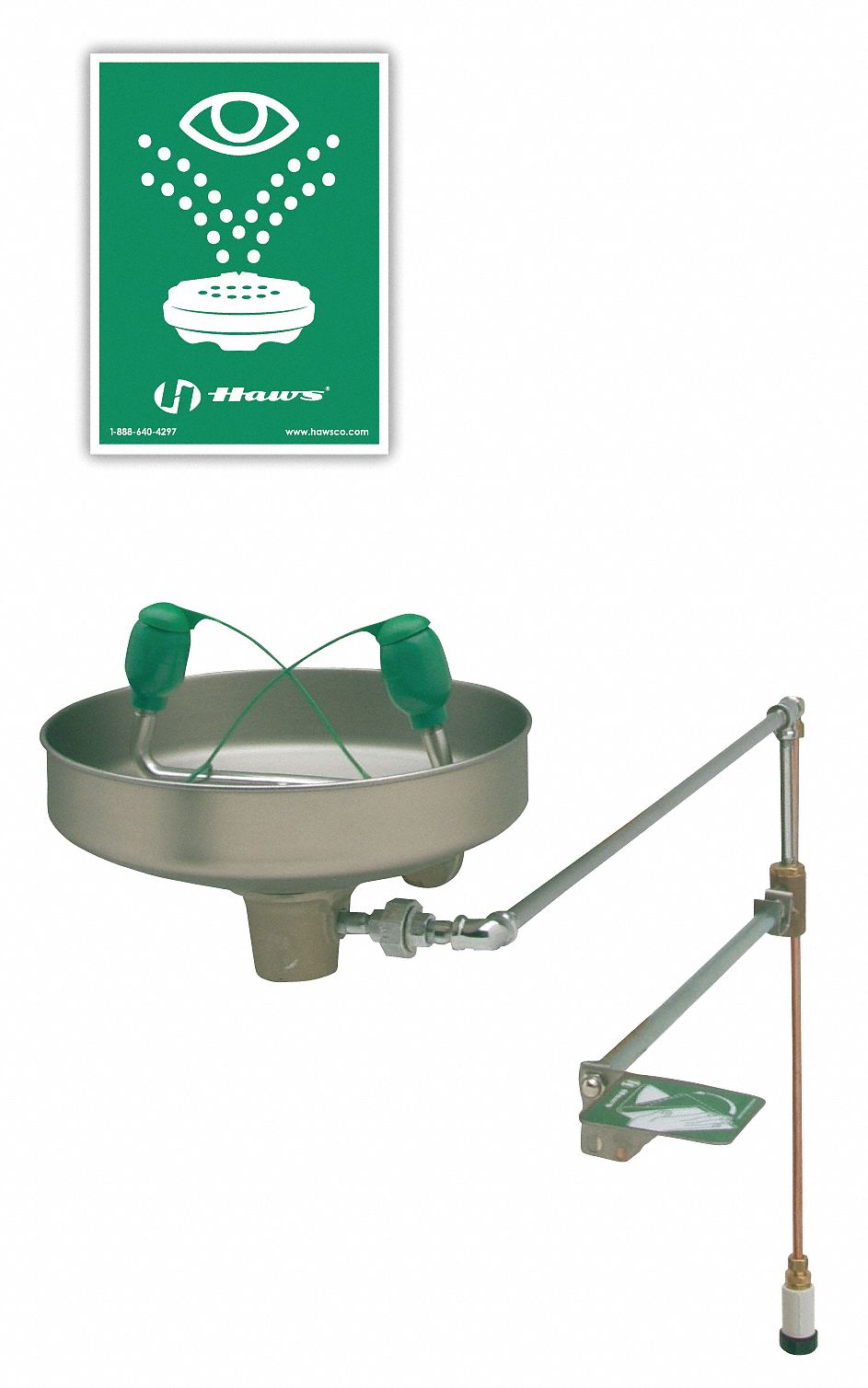 Eyewash Freeze Resistant Wall SS