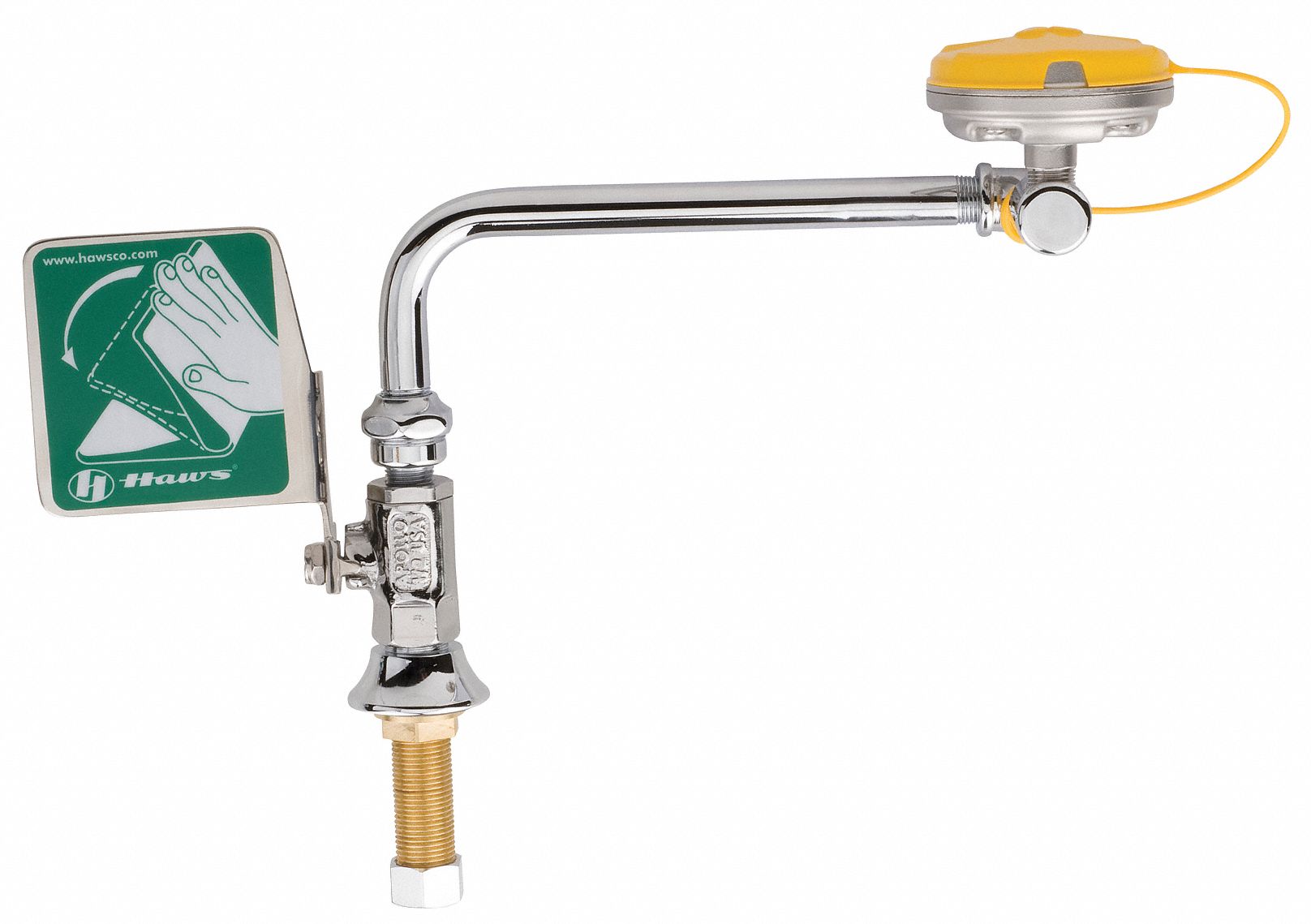 Haws 7612LH Haws Eye/Face Wash No Bowl Bowl, Stainless Steel Spray