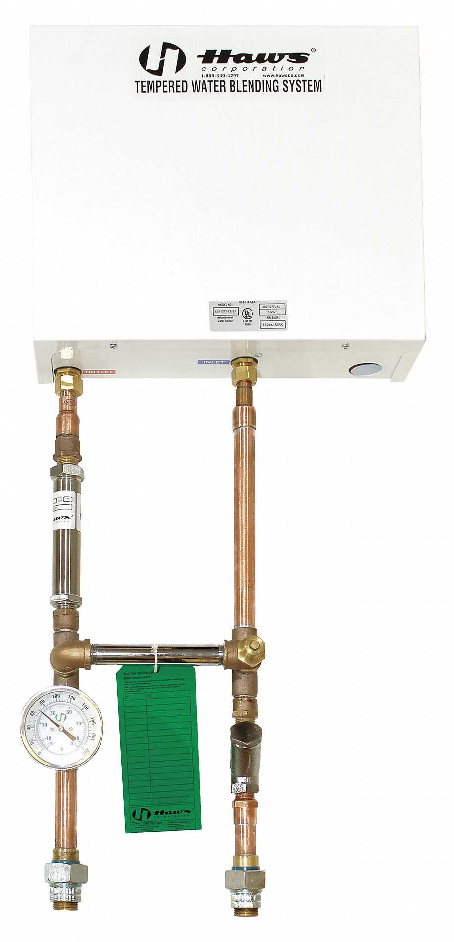 TANKLESS WATER HEATER,WALL MOUNT,20 KW