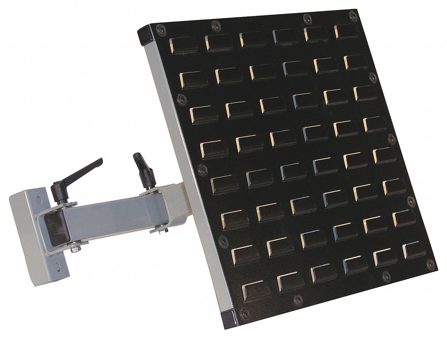 PROLINE Bin Rail, Steel, 17 in Height, 18 in Width, 1 1/2 in Depth