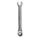 COMBINATION WRENCH, ALLOY STEEL, CHROME, 7/16 IN HEAD SIZE, 6 1/2 IN OVERALL L