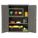 STORAGE CABINET, 36 IN X 18 IN X 48 IN, SWING HANDLE/KEYED, 16 GA PANEL THICK, FRAME