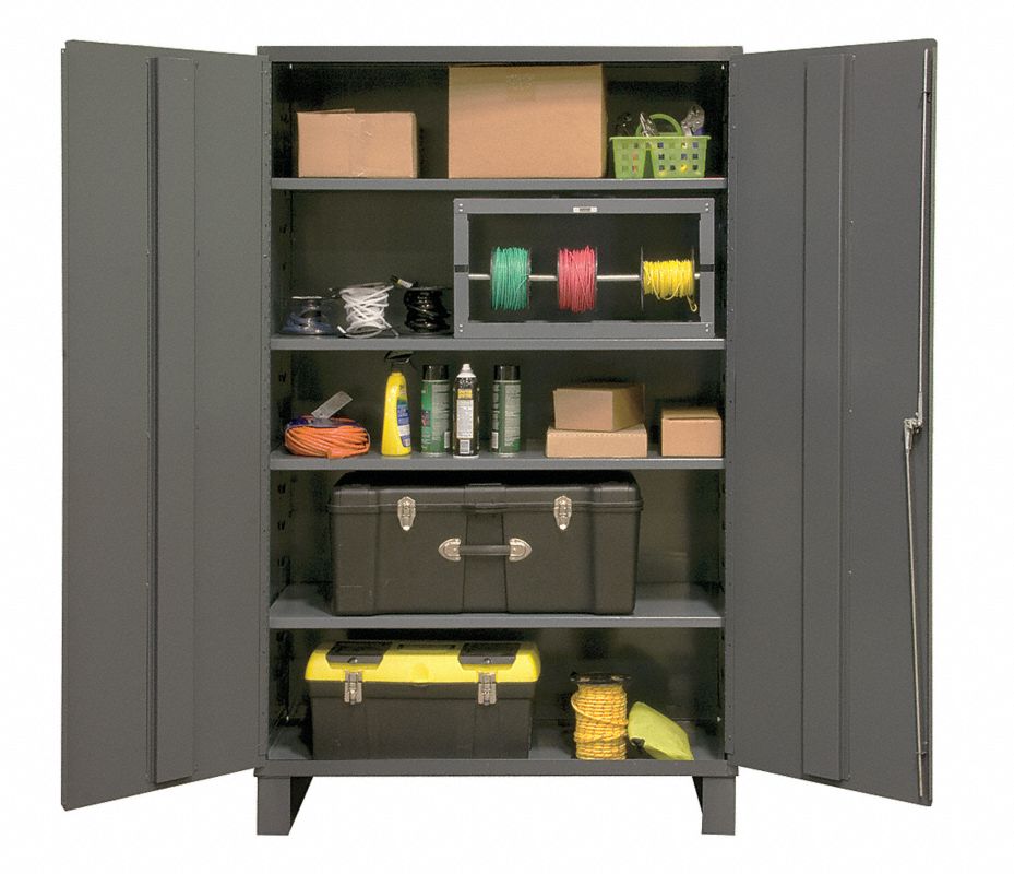 DURHAM MFG Gabinete de Almacenamiento Industrial, 78" H, 48" An, 24