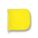 WARNING WHIP REPLACEMENT FLAG, YELLOW, 16 IN FLAG H, 16 IN FLAG W