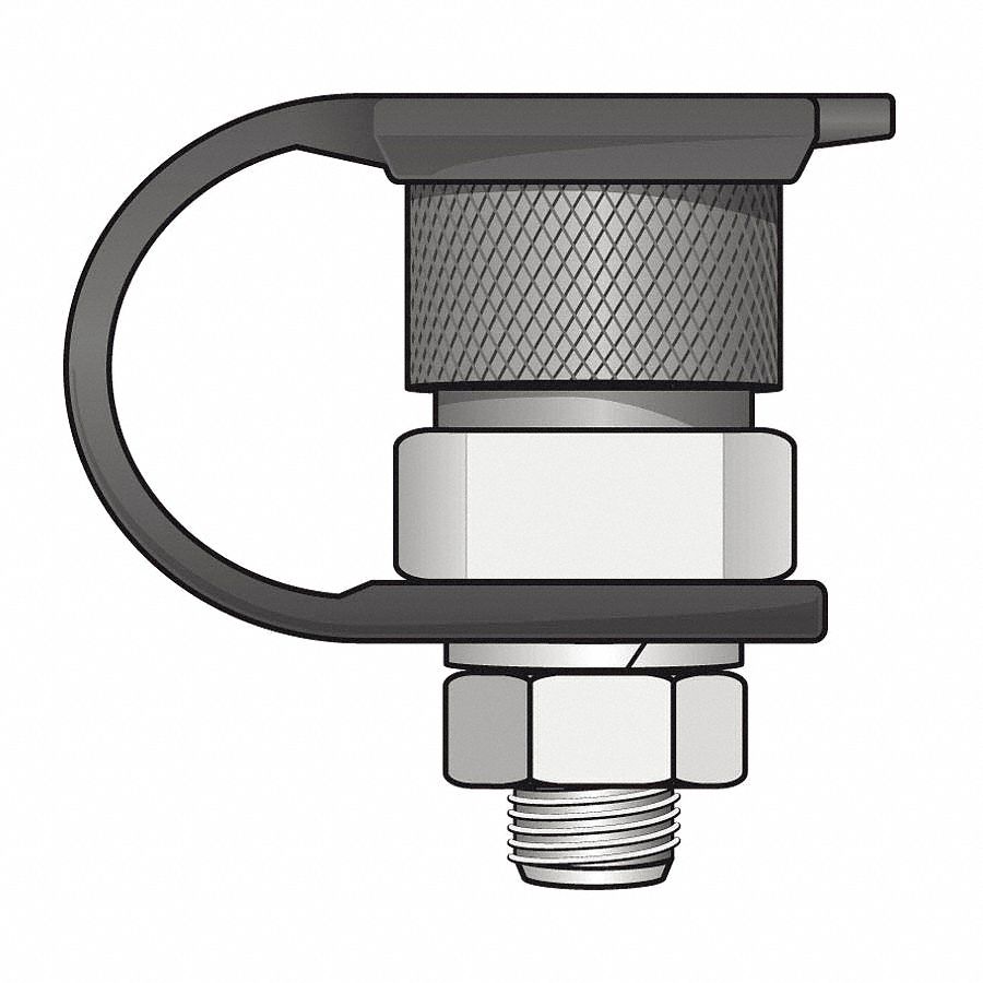 16D835 - Female Quick Disconnect Base Mounts