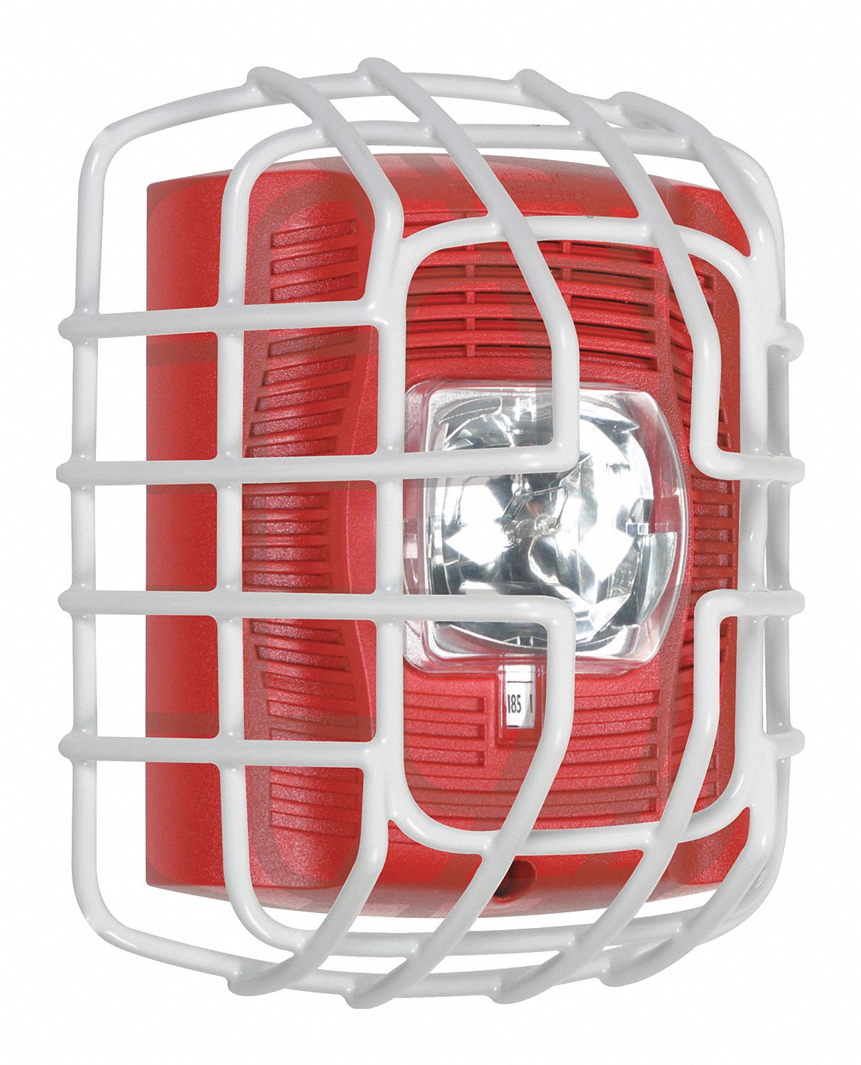 16D841 - 9-ga wire cage protects horn/strobe/spkr