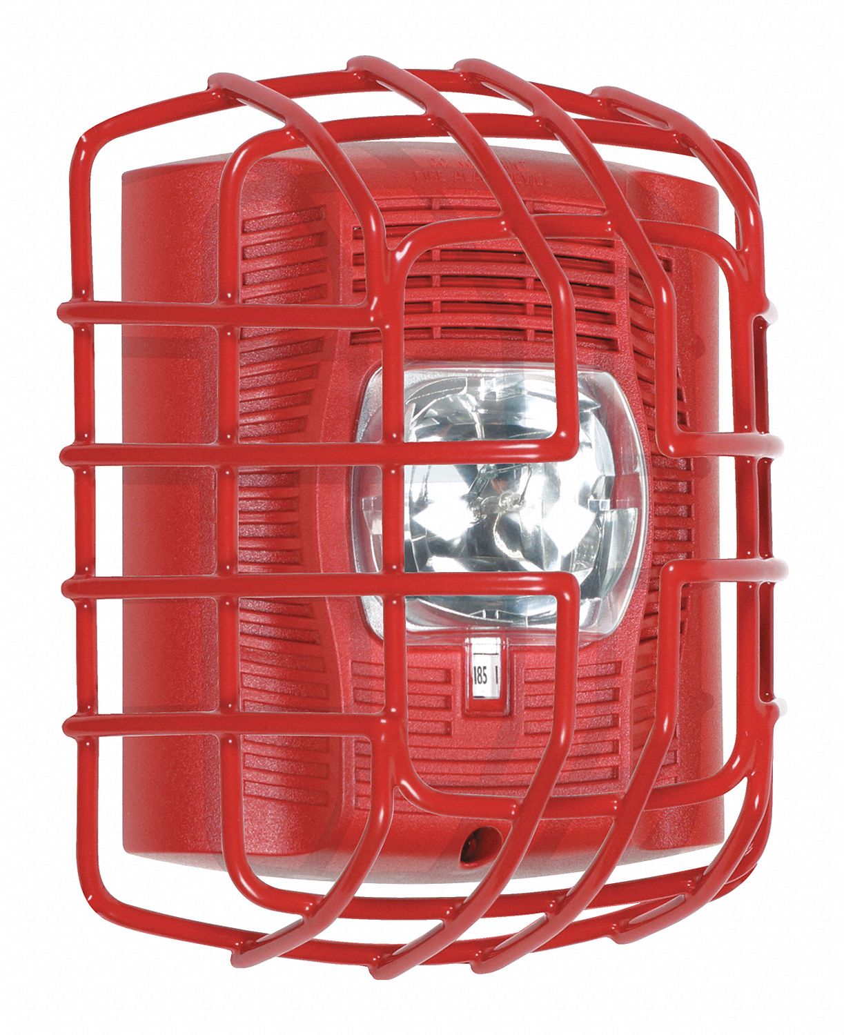 16D842 - 9-ga wire cage protects horn/strobe/spkr