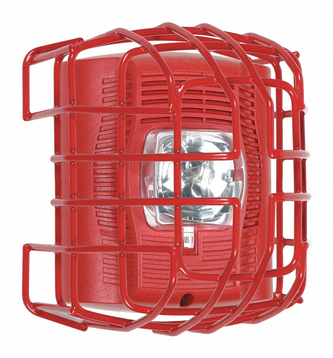 16D844 - 9-ga wire cage protects horn/strobe/spkr