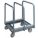 PANEL TRUCK, GREY, 28¼X45X31 3/16 IN, POWDER COATED STEEL, 1,200 LB LOAD CAPACITY, 5 IN WHEEL, 14 GA, REMOVABLE HANDLE