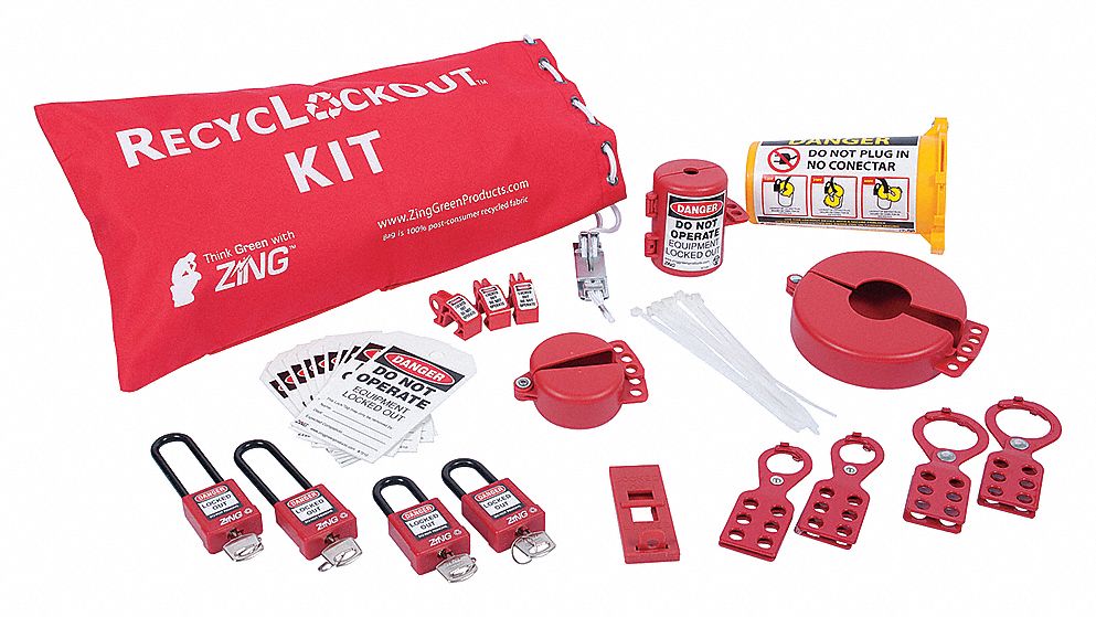 ZING LOCKOUT TAGOUT BAG KIT - Portable Lockout Kits - ZNG7134 | 7134 ...