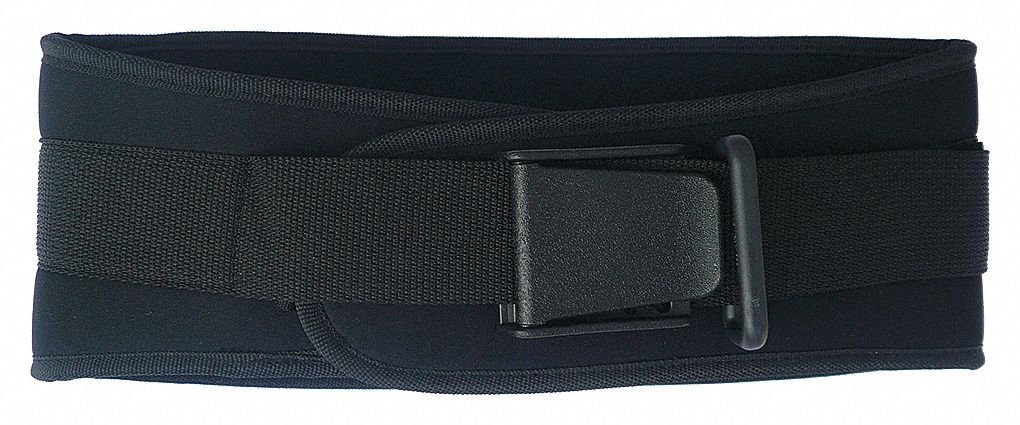 BACK SUPPORT 6 IN WDE NYLON BLK S