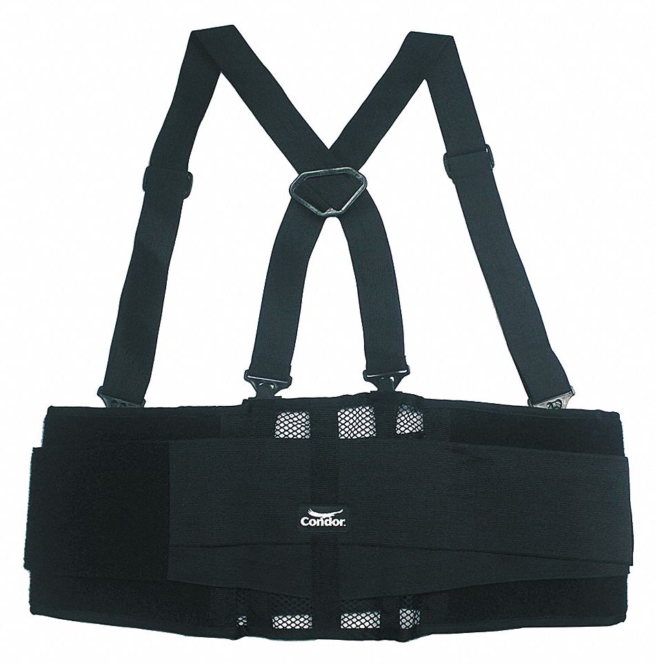 BACK SUPPORT BLACK UNIVERSAL