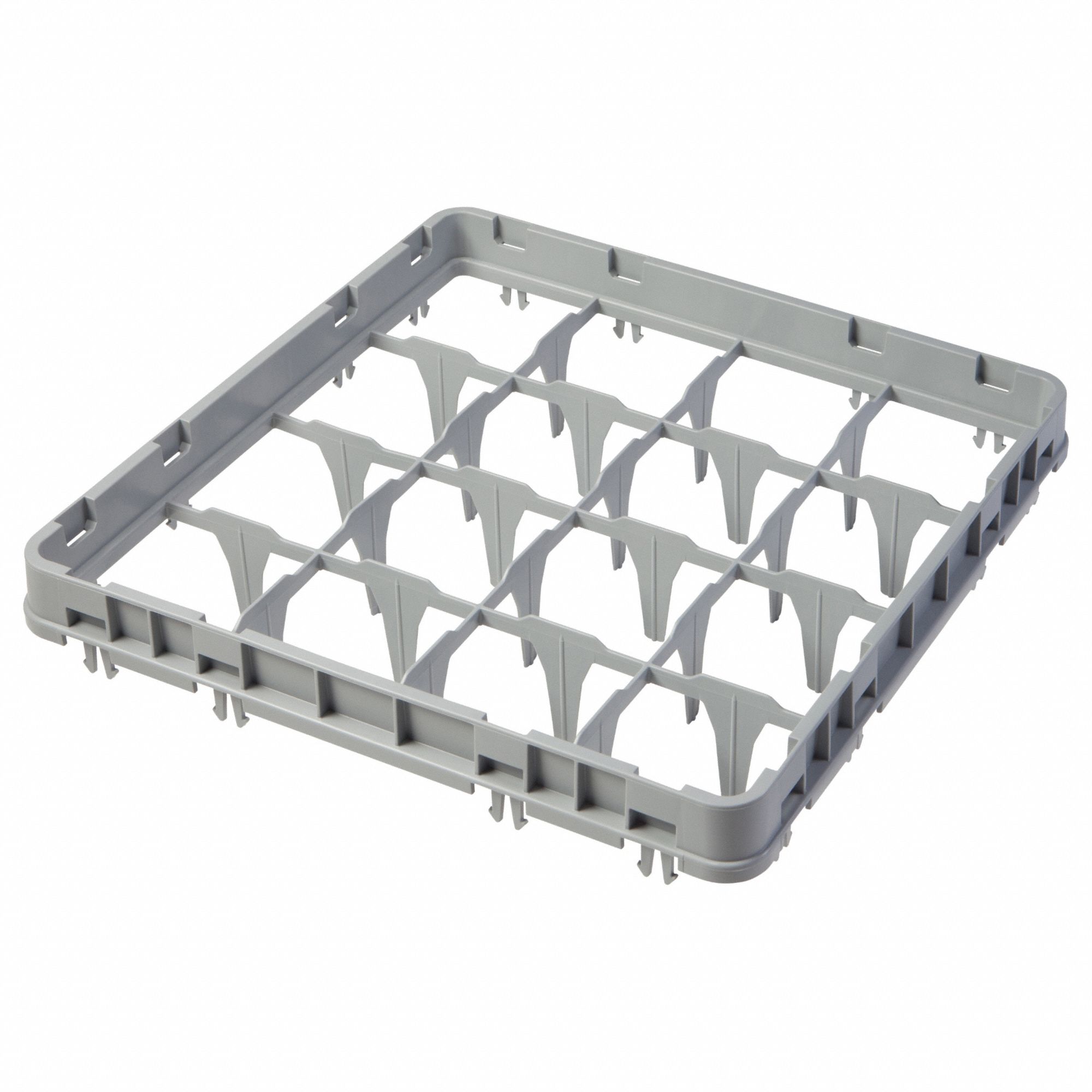 Full Drop Glass Rack Extender: 19 5/8 in Overall Lg, 19 5/8 in Overall Wd, 2 in Overall Ht