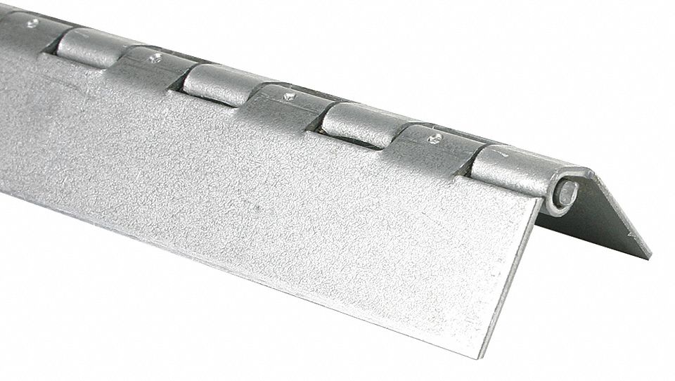 GRAINGER APPROVED CONTINUOUS,HINGE,STEEL,3 INX6FT Piano Hinges