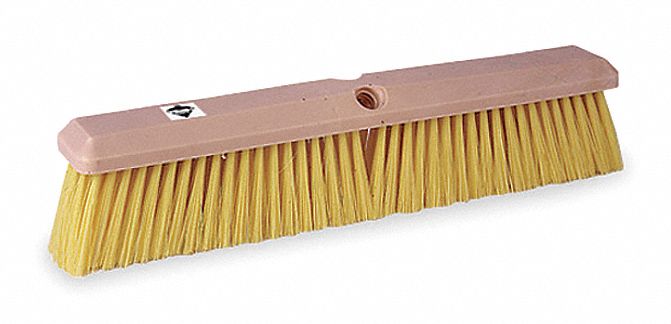 PUSH BROOM,YLW SYNTHETIC,GNRL-PURPO